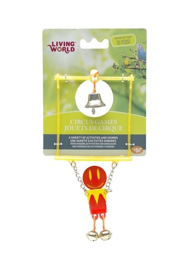 Living World Kırmızı Trapez Kuş Oyuncağı
