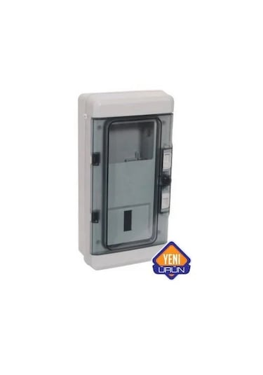 Cetsan Monofaze Sayaç Kutusu Ip65 5 Sigorta - Şeffaf Pm.0854-1