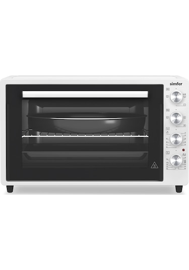 Simfer 7032 70 L Turbo Çift Cam Midi Fırın Beyaz