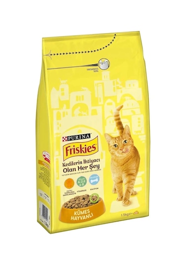 Friskies Kümes Hayvanlı Yetişkin Kedi Mama 2 x 1500 G