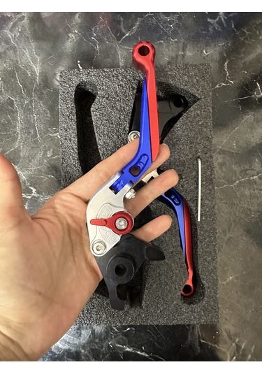 Sr450 Spor Kırılmaz Manet Seti Titan-red-blue