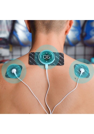 Servikal Masaj Ems Nabız Terapi Cihazı Tam Vücut Masaj Yaması, Spec: Uzaktan Kumandalı Tek Ana Bilgisayar Çok Renkli