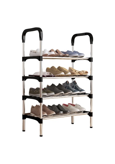 Whıte Cube 4 Raflı Ayakkabı Dolabı 243005108 Siyah