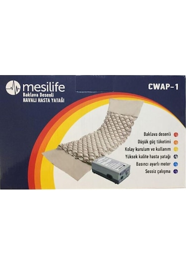 Mesilife Cwap-1 Hasta Yatağı Baklava Dilimli Havalı Yatak
