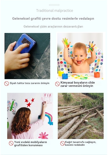 8,5 İnç Lcd Işık Enerjisi Kara Tahta Erken Eğitim Pembe Dan Ekran Yüksek Parlaklık Yazı Tahtası Pembe