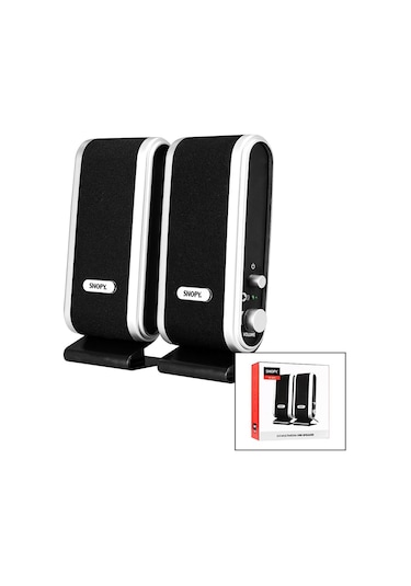 Snopy Sn-820 Usb 2.0 Multimedya 1+1 Hoparlör Speaker Set 4w 4741