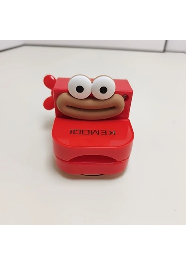 Elmpaly Kırmızı Renkli Manuel Duvar Askılı Otomatik Diş Macunu Dağıtıcı - Dayanıklı Plastik Aile Kullanımı İçin Yaratıcı Tembel İnsan Aleti 1