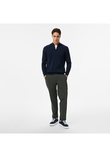 Nautica Erkek Lacivert Classic Fit Kazak Düz S57104t Lacivert