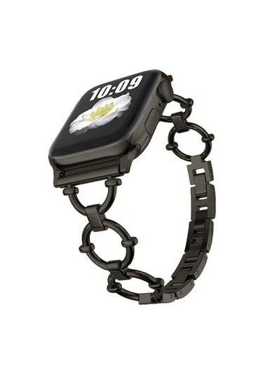 Watch 38mm Uyumlu Krd-56 Metal Tlzn Kordon-siyah