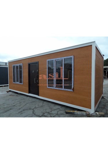 21 M² 1+1 Dış Ahşap Desenli Betopan İç Pvc Lambiri Konut