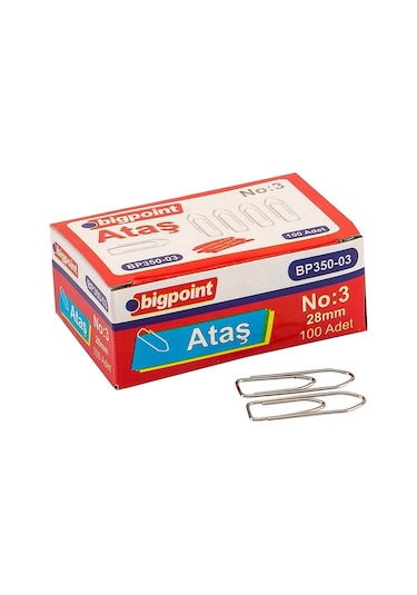 Bigpoint Nikel Ataş No:3 28mm 10'lu Kutu