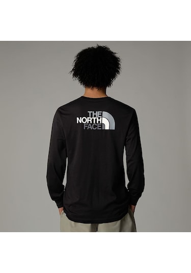 M L/s Easy Tee Black Renkli