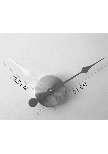 3D Modern Duvar Saati Lns0012