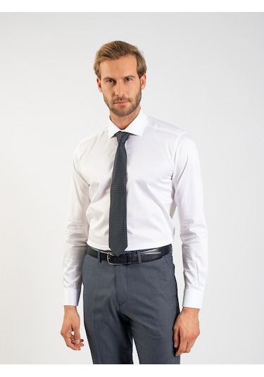 Toss Erkek Extra Slım Fıt Gömlek-beyaz 513304301-25 Beyaz