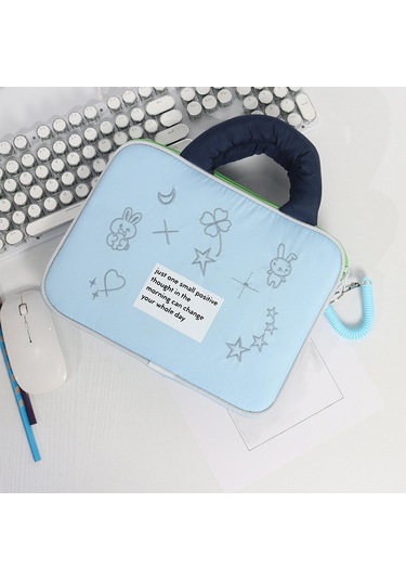 Suntek Kadınlar Için Laptop Çantası Klasik 16-inç-mavi