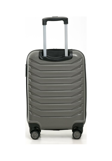 Yefa Pp Polipropilen Kırılmaz Kabin Küçük Boy Valiz Gri