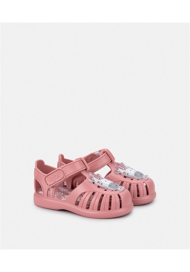 İgor Kız Çocuk Tobby Zebra Sandalet Nuevo Rosa S10373-383 Rose Gold - Siyah