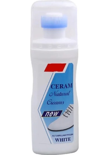 Monyee Ayakkabı Temizleyici Ve Beyazlatıcı Krem - Fırçalı, Deri-kanvas-uydu Lifleri İçin, Su Gerektirmeyen, Kalıcı Parlaklık Sağlar Beyaz