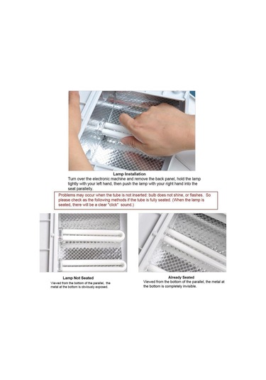 Xurunkeji Tırnak Sanatı Kurutma Makinesi Uv Lamba Işığı İçin 6'lı Yedek Elektronik 9w U Şeklinde 365nm Lamba Ampul Tüpü - Endüktans Ampulü Değil