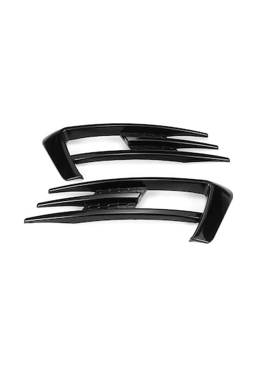 Didadodo Golf 7 Mk7 2013-2017 Parlak Siyah Araba Tampon Sis Işık Izgara Kapağı Trim