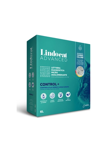 Lindocat Advanced Control + Hastalık Teşhis Eden Kedi Kumu 6 L