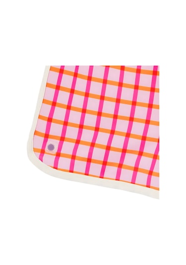 Kietla Uv Korumalı Yüzme Şortu Tartan Red Kırmızı