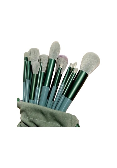 13 Parça Makyaj Fırçası - Kompakt