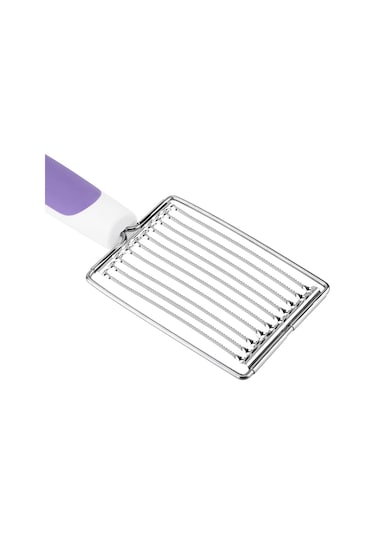 Kosona Güvenli Paslanmaz Çelik Bıçaklı Mutfak Aleti - Dengeli Dilimler İçin Jambon, Peynir, Konserve Kesici Mavi