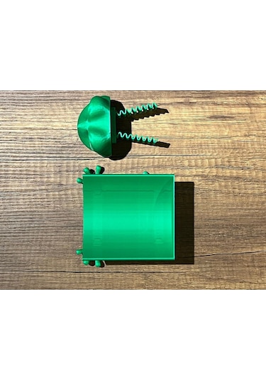 Kurbağa Peçetelik Tuvalet Kağıdı Standı Yeşil