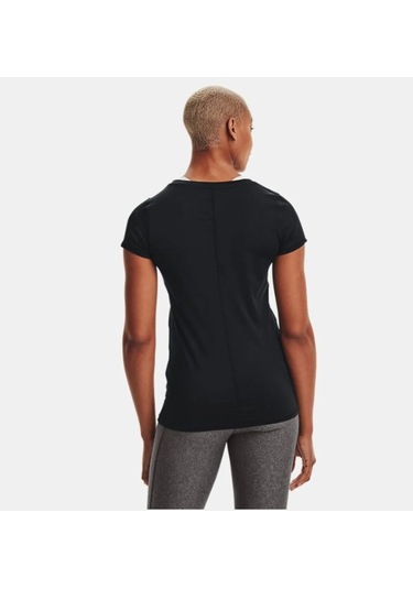 Kadın Heatgear Armour Kısa Kollu 1328964-001 Siyah