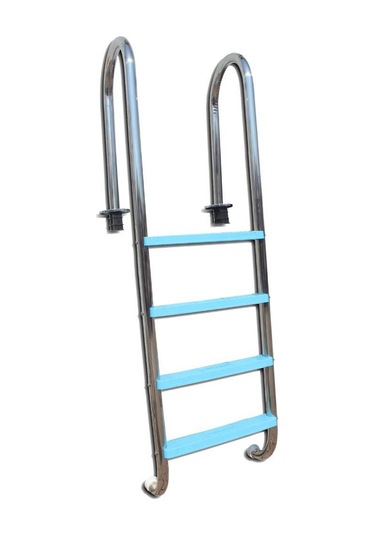 Paslanmaz 4 Basamaklı Havuz Merdiveni Muro Seri Aısı 304 Krom