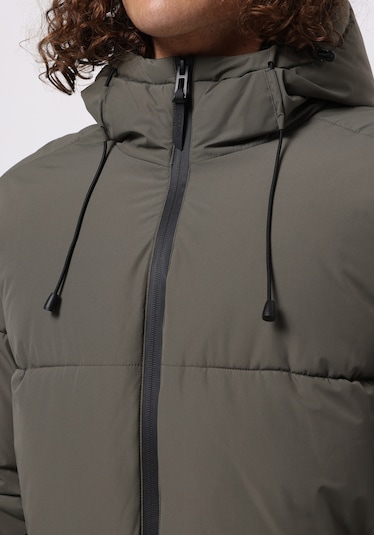 Colins Slim Fit Erkek Yeşil Mont Cl1076713 Q1.v1 Lkh Açık Haki