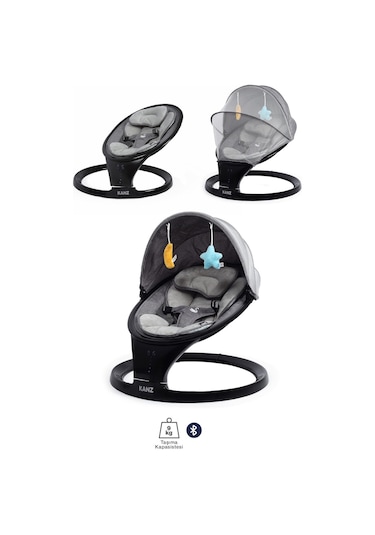 Kanz Swan Elektrikli Ana Kucağı Black Edition