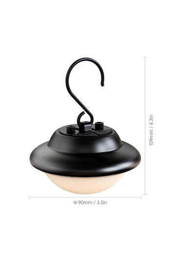 Ranyeek Beyaz Usb Type-c Şarjlı Kamp Feneri, Ipx4 Su Geçirmez, 0.85w Metal+abs, 5.5-21 Saat Kullanim Süresi Beyaz