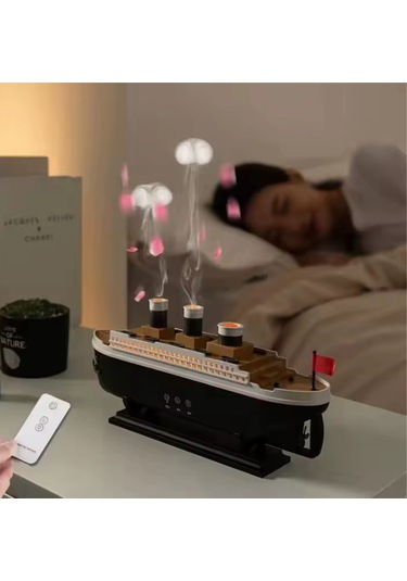 Blackbird 299 Dekoratif Titanic Gemi Aroma Difüzör & Nemlendirici 250 Ml Uzaktan Kumandalı, Zaman A