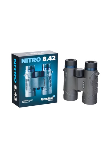 Levenhuk Nitro 8x42 Binoküler Dürbün Gri