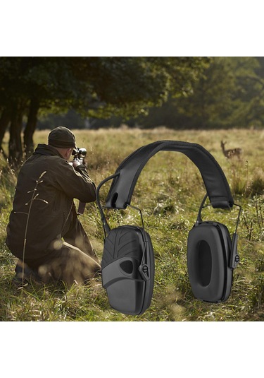 Homyl Kulak Manşonları İnşaat İşitme Koruması Siyah