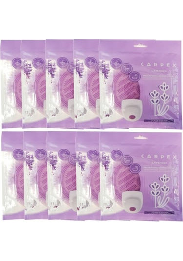 Carpex Pisuvar Koku Giderici Süzgeci Lavender Kokulu 10'lu Set