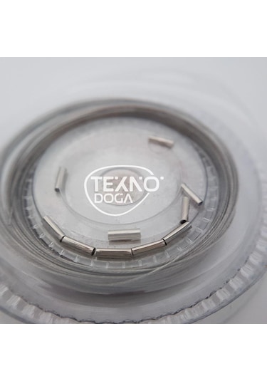 Effe Çelik Olta Teli Lüfer Turna Dişli Balık Için 10M Tel Ve Burç