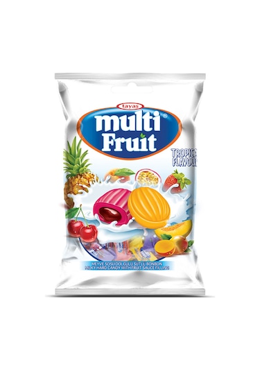 Tayaş Multi Fruit Karışık Meyveli Sert Şeker 1 KG