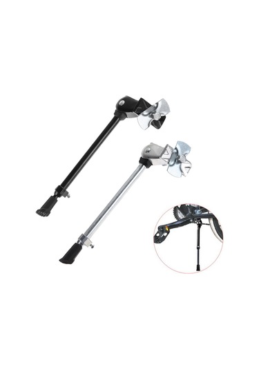 Dolıty Dağ Yolu Bisiklet Arka Kickstand Yan Kick Standı Siyah