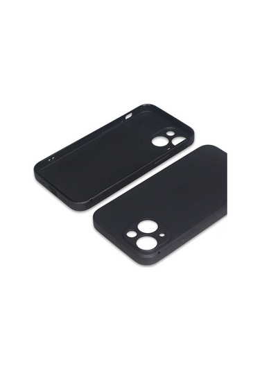 Mobilteam Apple iPhone 13 Uyumlu İmax Silikon-siyah Siyah