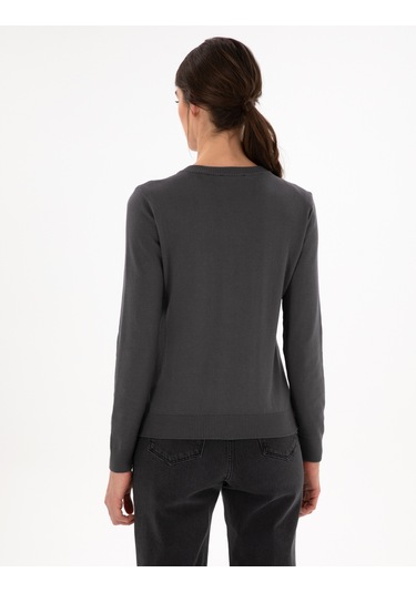 Pierre Cardin Kadın Antrasit Kazak /triko 50300803-vr006 Antrasit