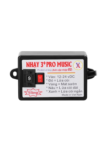 Dianziye Araba Horn Kontrol Cihazı - 10 Farklı Ses Efekti Seçeneği İle Ses Ayarı, 12-24v Uyumlu, Dayanıklı Plastik Yapı