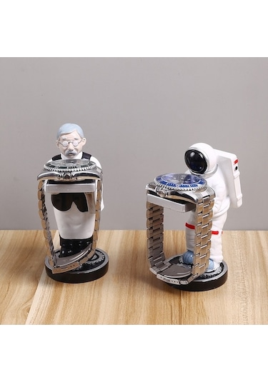 Tongxida Küçük Eski Butler + Siyah Kapak Saat Rafı, Dekoratif Süsler Standı