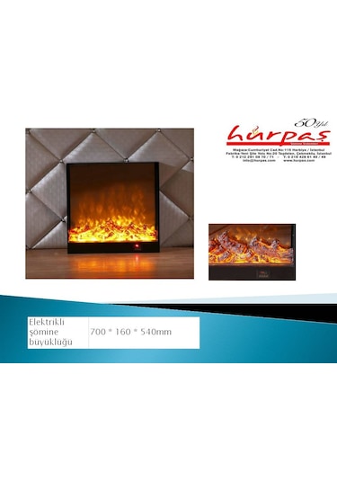 Elektrikli Şömine N11.33