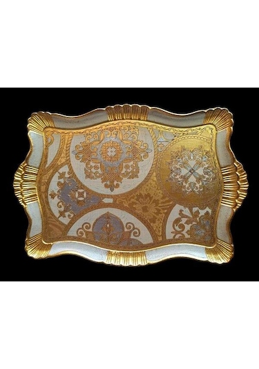 Royking Small Carded Dikdörtgen Tepsi Gold 43x30 Cm Vl-64 Altın