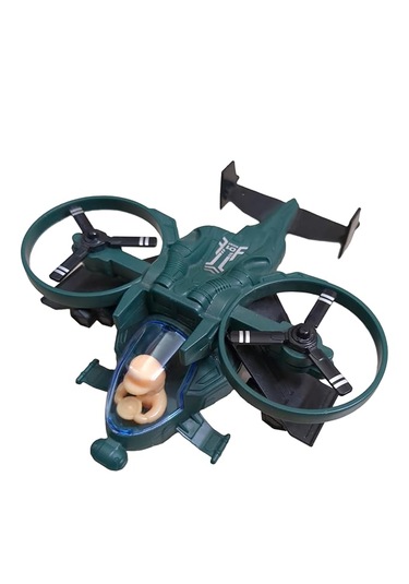 Oyuncak Helikopter Uçak Sürtmeli