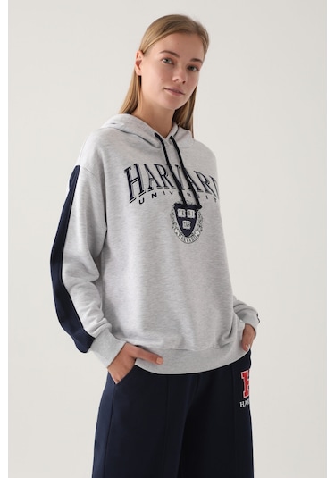 Harvard Kar Melanj Kadın Sweatshirt 5274-41187 Kar Melanj