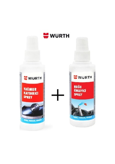 Würth Cam Buğu Önleyici + Yağmur Suyu Kaydırıcı